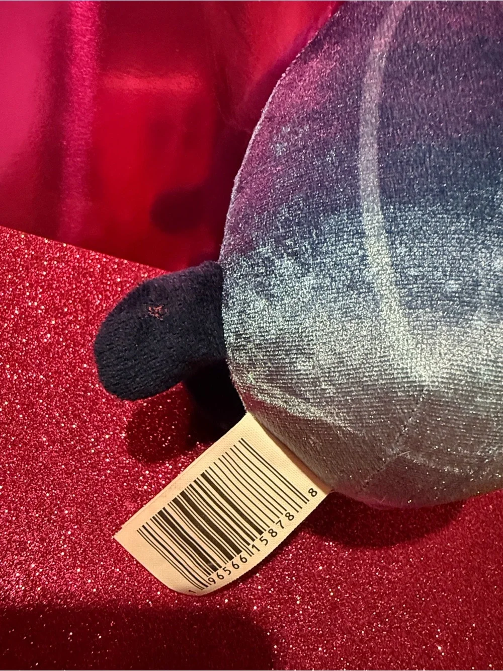 Blue Plush Eggplant Stuffed Toy